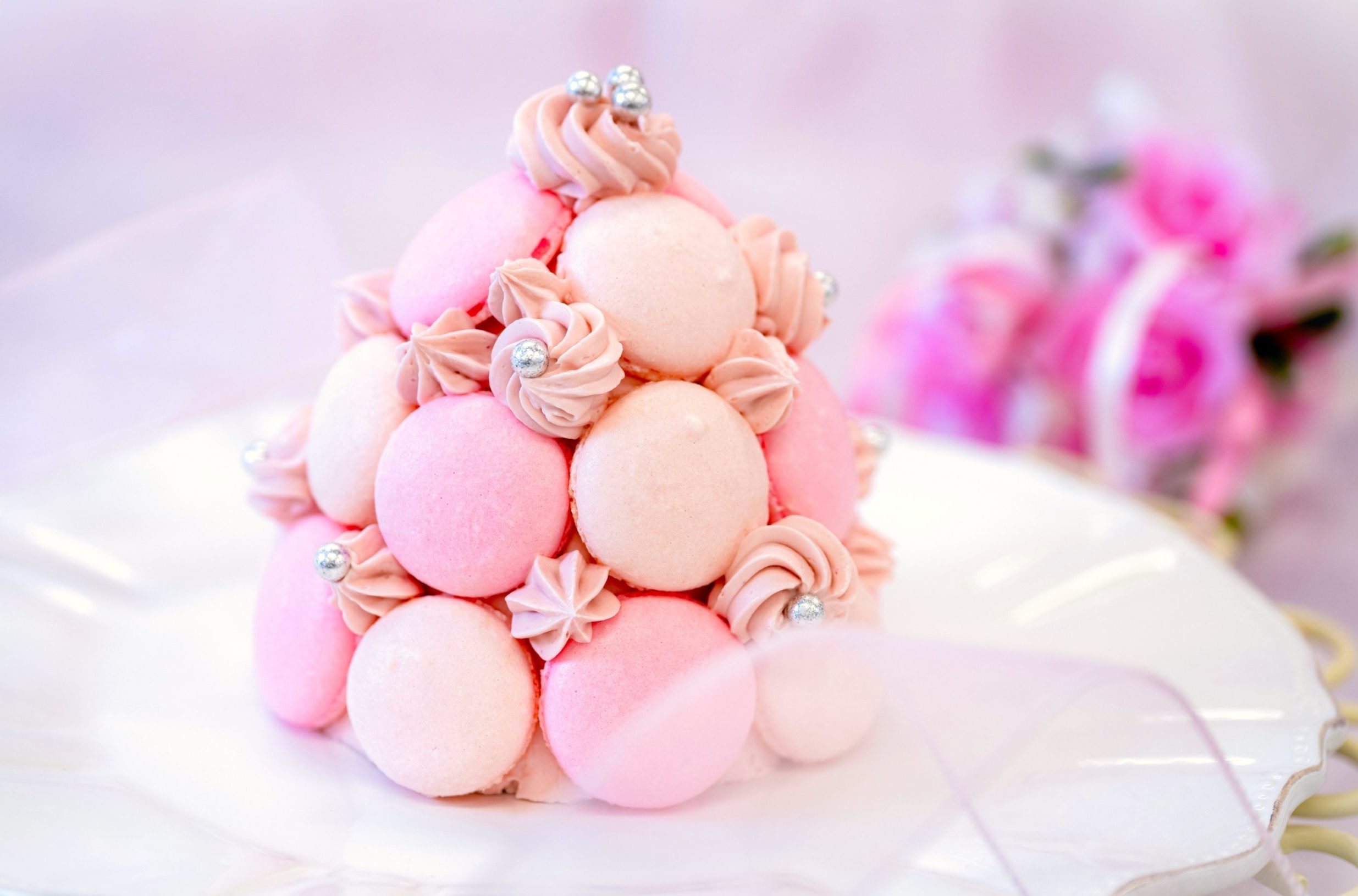 【洋菓子】マカロンタワーケーキ