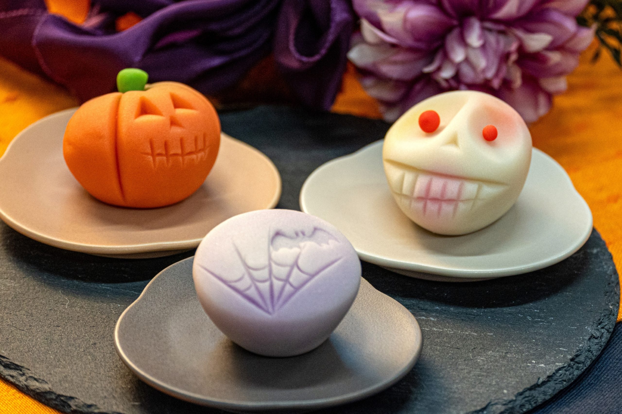 【和菓子】ハロウィーン練切＆茶道体験